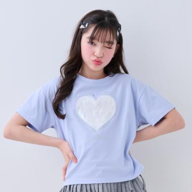 ★人気商品のため再入荷★ハートパッチTシャツ