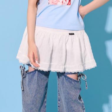 【ニコ☆プチ掲載】★人気商品のため再入荷★ティアードスカート