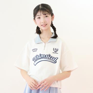 ハーフジップTシャツ
