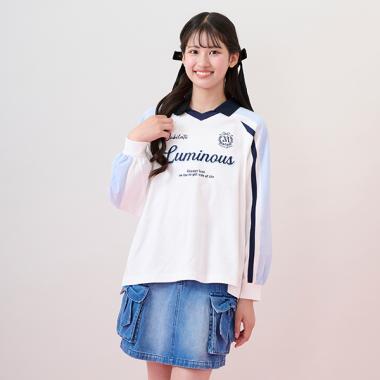 衿つきゲームTシャツ