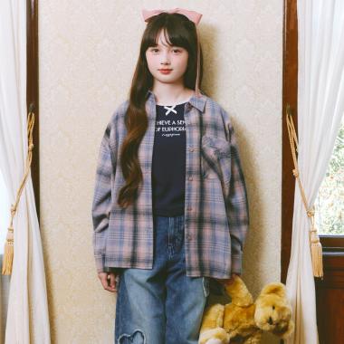 シャツ＆レースつきTシャツセット