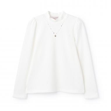 テレコネックレス長袖Tシャツ♪