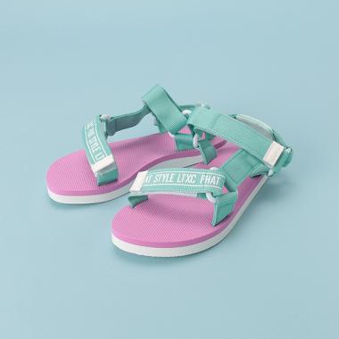ロゴ配色スポーツサンダル【SWIM】