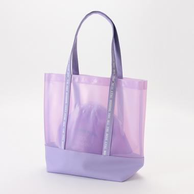 巾着つきビニールトートBAG