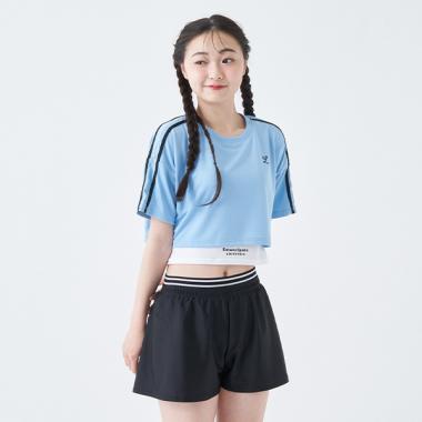 【SWIM】LT袖編上げTシャツ3点セット水着