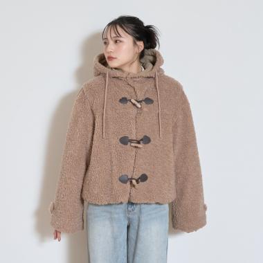 ボアダッフルコート
