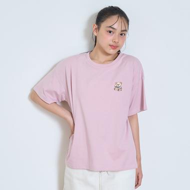 ベアー刺しゅうTシャツ
