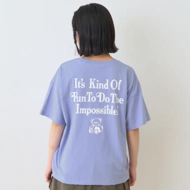 ベアー刺しゅうTシャツ