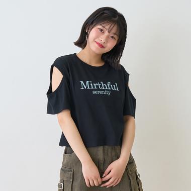 冷感肩あきTシャツ