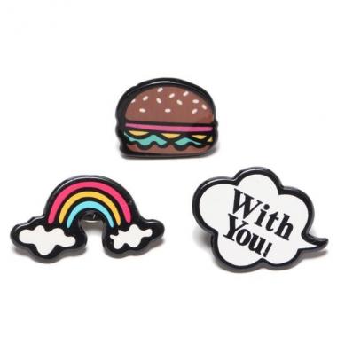【ニコラ掲載】ピンバッヂ3点セット
