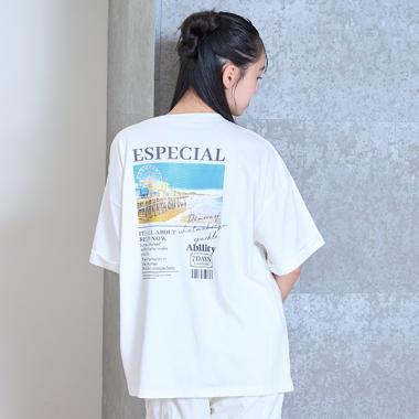 【7days】転写プリントBIGTシャツ