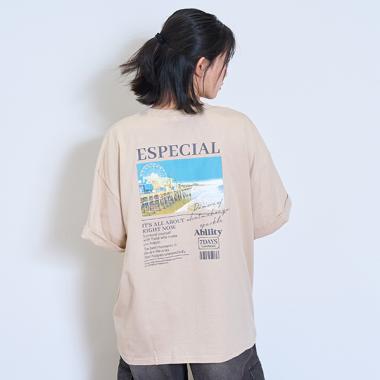 【7days】転写プリントBIGTシャツ