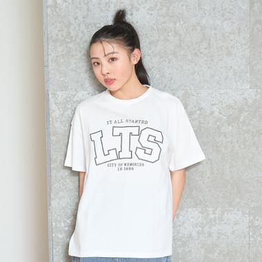【7days】接触冷感レースロゴTシャツ
