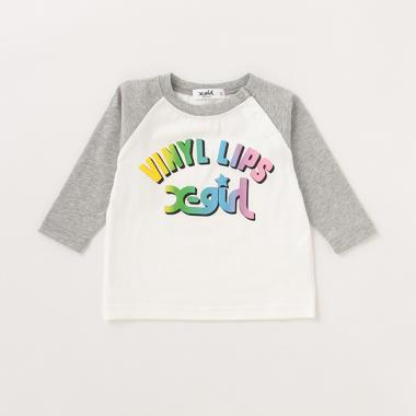 ラグランソデ7分袖Tシャツ