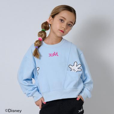 【DISNEY】ミッキー / バックプリントトレーナー