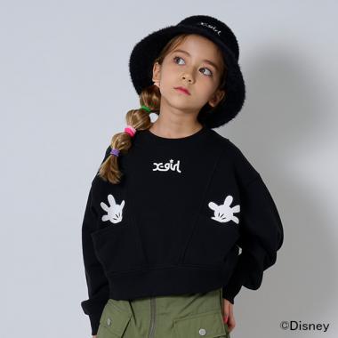 【DISNEY】ミッキー / バックプリントトレーナー
