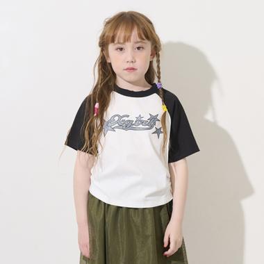 ロゴラメシャーリング半袖Tシャツ