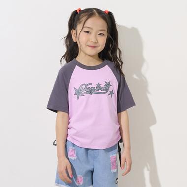 ロゴラメシャーリング半袖Tシャツ