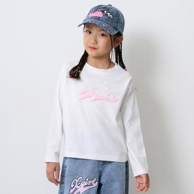 PVCロゴ長袖Tシャツ