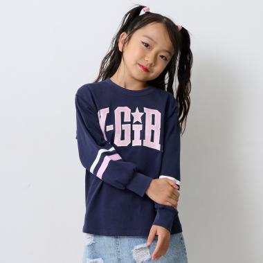 カレッジロゴ長袖Tシャツ