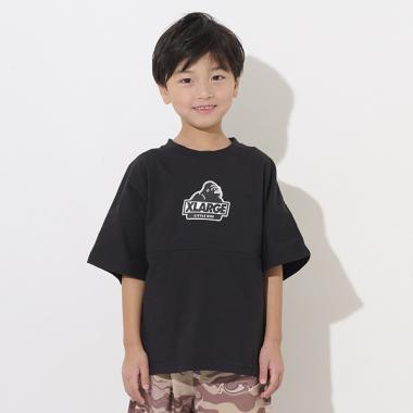 バックスプレーロゴ半袖Tシャツ
