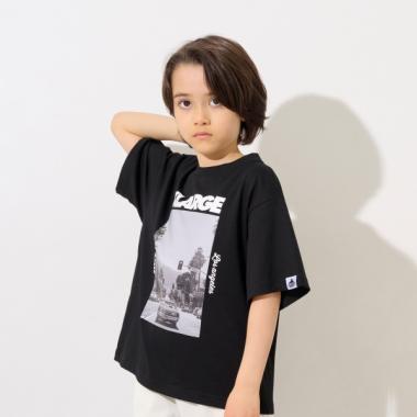 クラシックカーフォト半袖Tシャツ
