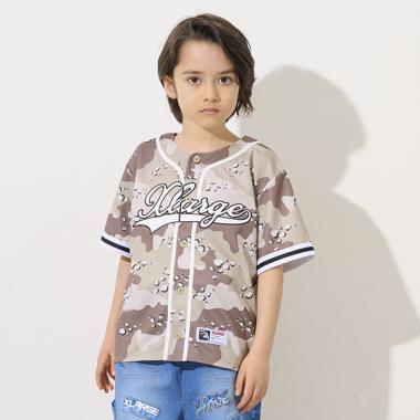 ベースボール半袖シャツ