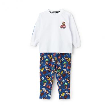 ファニーゴリラ&車長袖Tシャツ+総柄レギンスセット