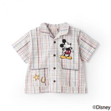 【Disney】開衿半袖シャツ