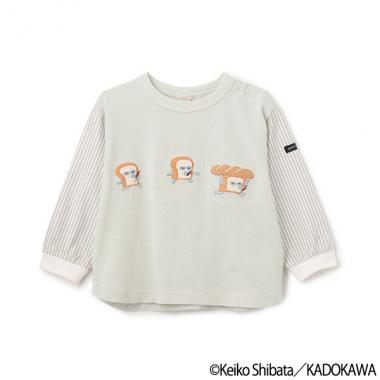 【パンどろぼう】袖布帛Tシャツ