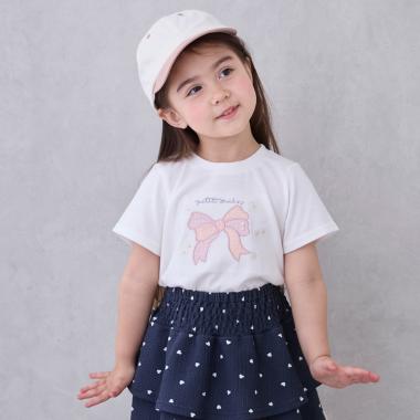 【接触冷感】モチーフ半袖Tシャツ