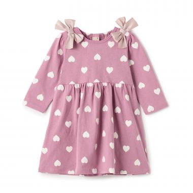 【GOODPRICE】柄リボンカットワンピース
