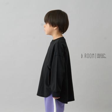 【デイリースタンダードウェアシリーズ】ゆるっとオーバーサイズのシンプル長袖Tシャツ