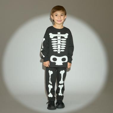 【予約商品】【ハロウィン】【カイテキ天竺】ほねほねセットアップ