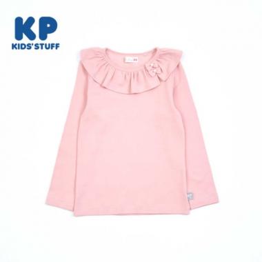 KP フリル襟長袖Tシャツ(80～140)