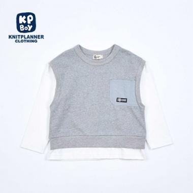 KPBOY ベスト重ね着風Tシャツ(110～160)