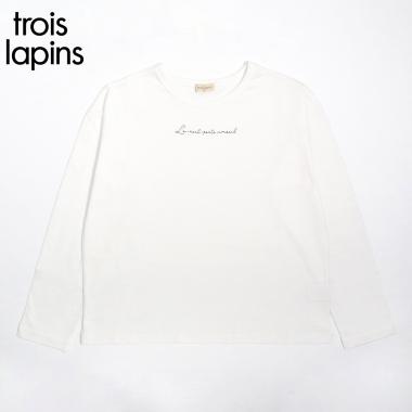 troislapins プリント長袖Tシャツ(140～160)