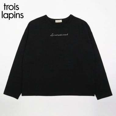 troislapins プリント長袖Tシャツ(140～160)