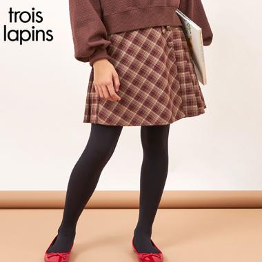 troislapins(トロワラパン)ラッププリーツスカート(140～160)