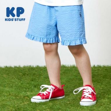 KP(ケーピー)サッカー生地ショートパンツ100～130