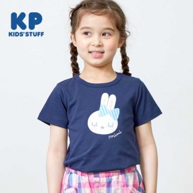 KP(ケーピー)うさぎバックロゴ半袖Tシャツ100～130