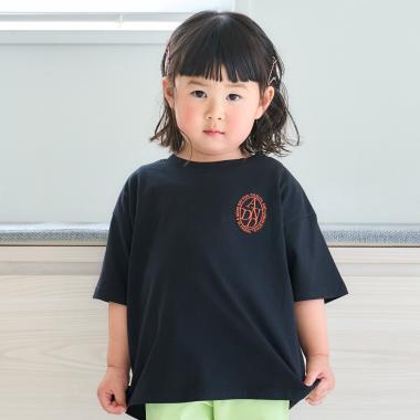 【365D.】ワンポイント刺しゅうワイド半T