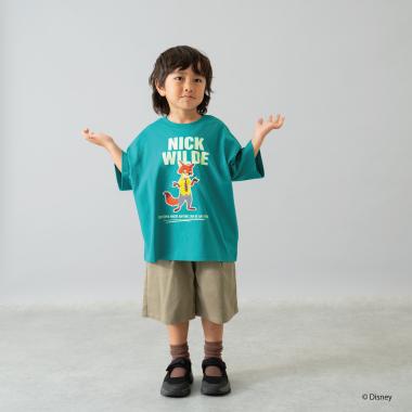 【ズートピア】ワッペン刺しゅうビッグ半T