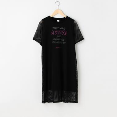 【milkycoast】 メッシュワンピース