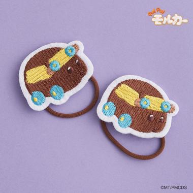 【PUI PUI モルカー】ワッペンヘアゴム２Pセット