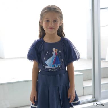 【Frozen】【ソフトコットン】アナと雪の女王/キラキラTシャツ