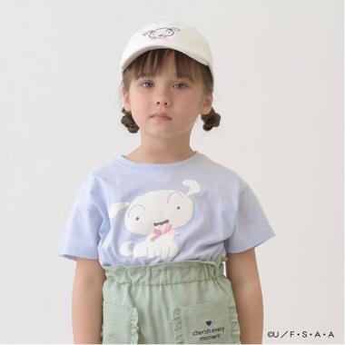 【クレヨンしんちゃん】【ソフトコットン】シロリボンTシャツ