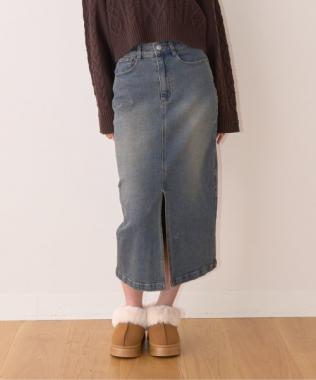 デニムロングスカート