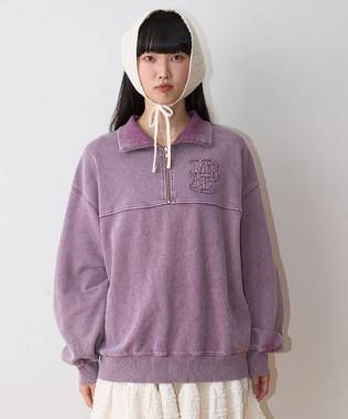 ハーフZIPプルオーバー