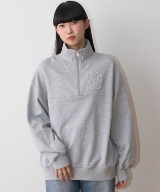 ハーフZIPプルオーバー
